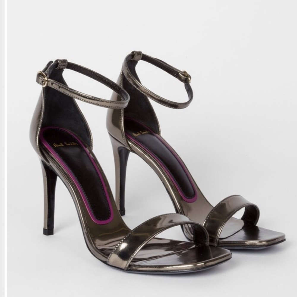 Paul Smith Metallic Heeled Sandals